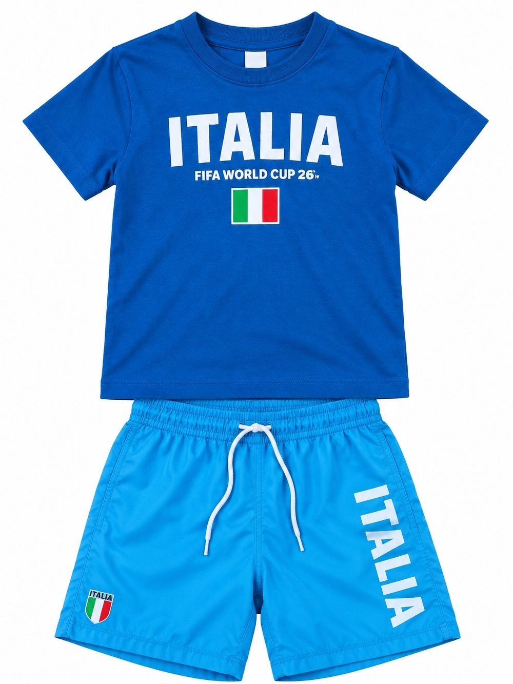 FIFA World Cup ITALIA 5T Boys Swim Trunks & T-shirt Set